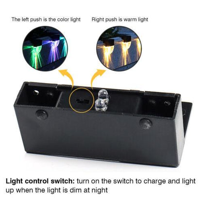4 Pack Outdoor Deck Solar/Color Changing Lights, Path-Garden-Patio