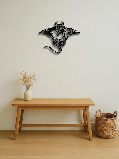 Coastal Metal Wall Art, Nautical Beach Decor