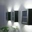 2 LED Solar Outdoor Lights - Waterproof Wall Lamp + Luminous