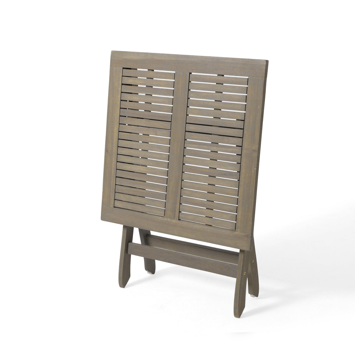 Foldable bistro table and chairs set ideal for compact dining spaces, combining functionality and elegance in design.