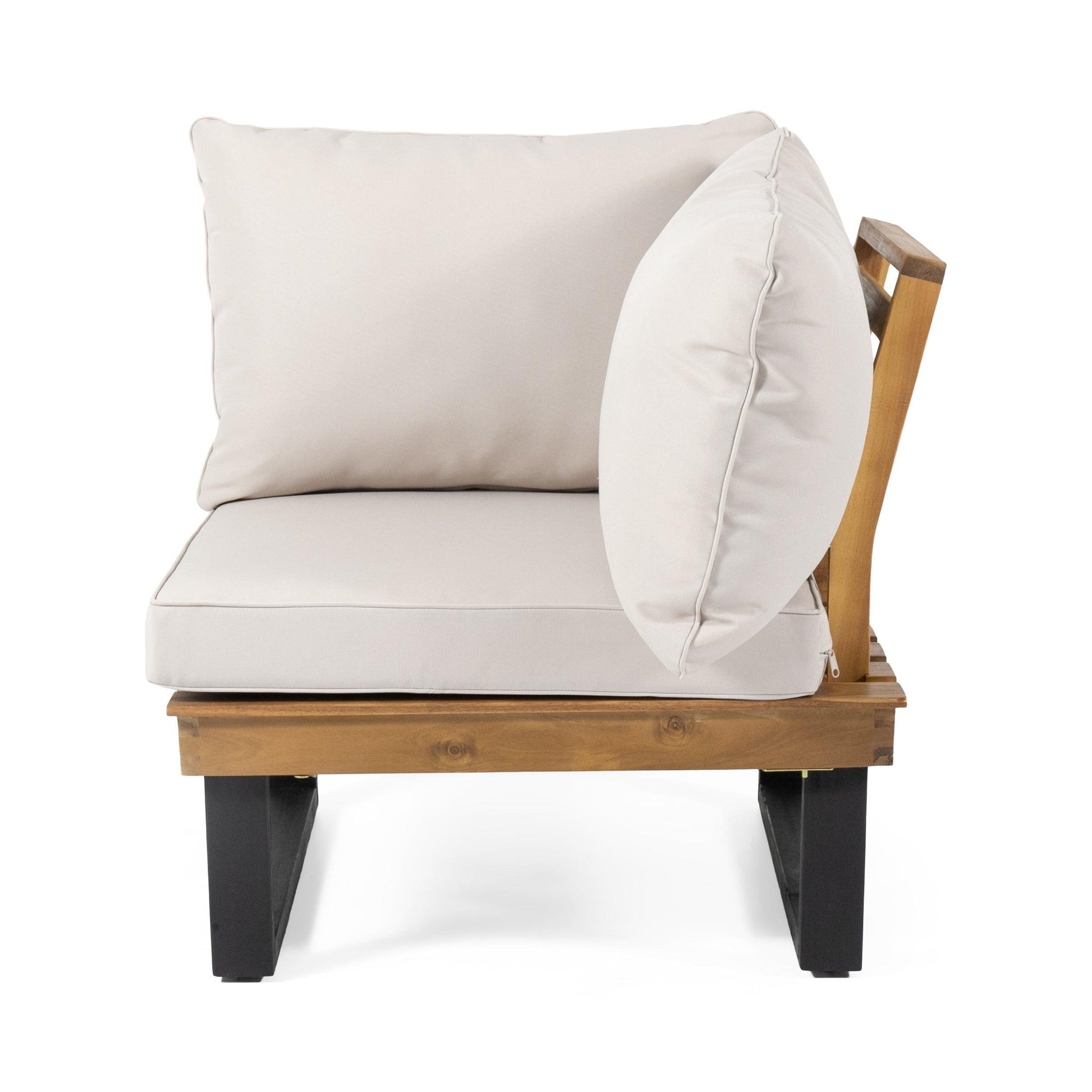 Elegant Sebastian Corner Chair and Coffee Table set designed for modern living spaces, combining style and functionality.