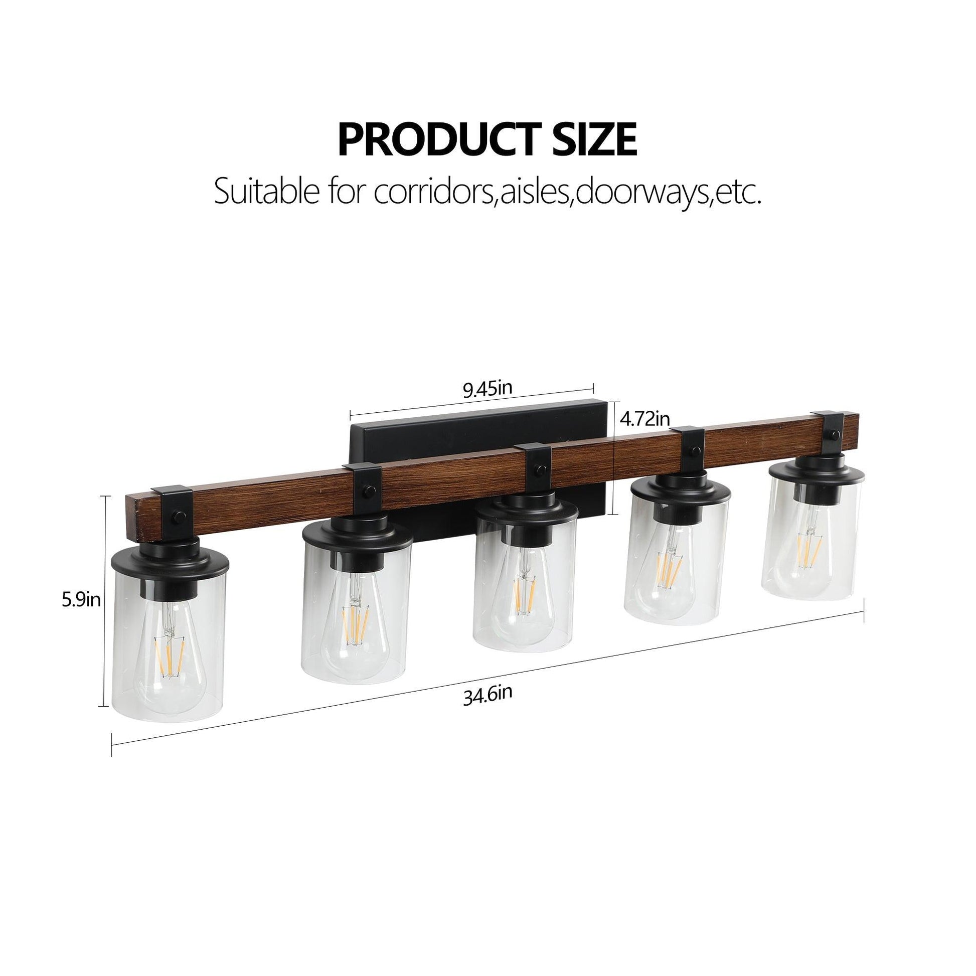 Elegant rustic vanity light fixture designed to enhance bathroom ambiance with vintage charm and warm illumination.