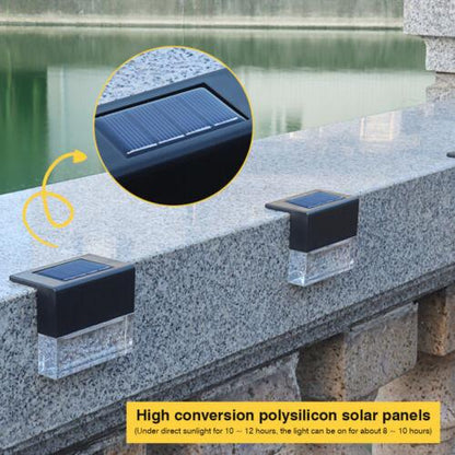 4 Pack Outdoor Deck Solar/Color Changing Lights, Path-Garden-Patio