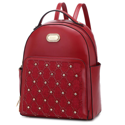 Classy Wildflower Blossom Handmade Work & Travel Backpack