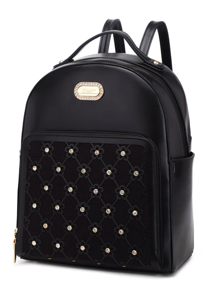 Classy Wildflower Blossom Handmade Work & Travel Backpack