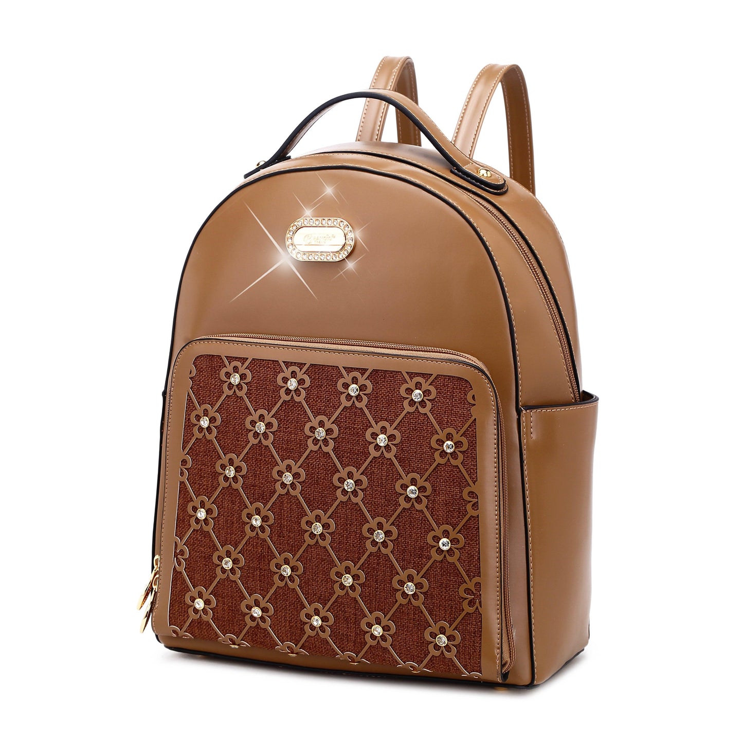 Classy Wildflower Blossom Handmade Work & Travel Backpack