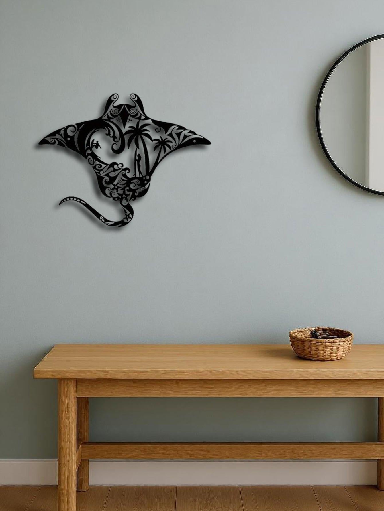 Coastal Metal Wall Art, Nautical Beach Decor