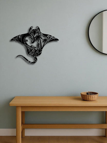 Coastal Metal Wall Art, Nautical Beach Decor