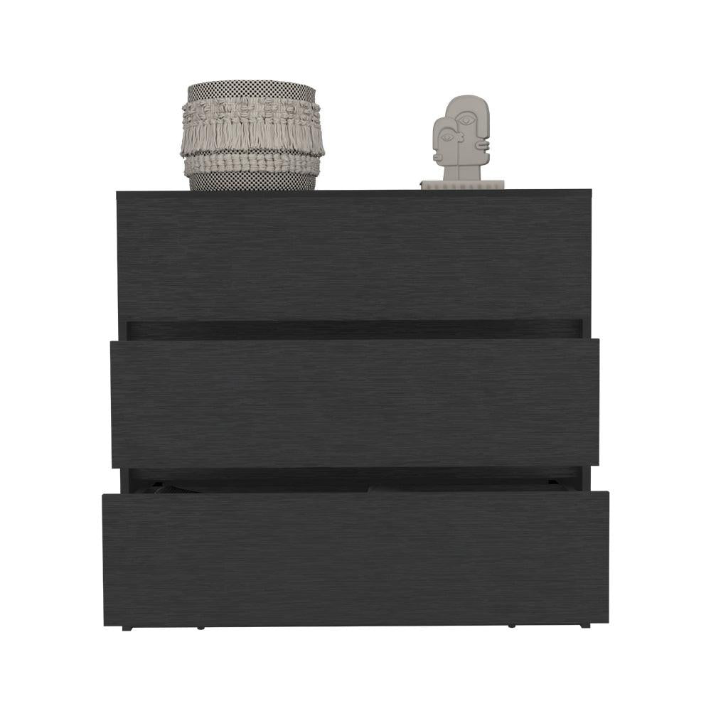Sleek modern dresser with clean lines and ample storage, ideal for contemporary bedroom organization