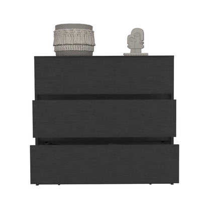 Sleek modern dresser with clean lines and ample storage, ideal for contemporary bedroom organization