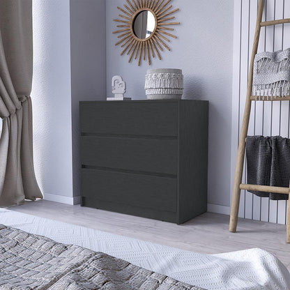 Sleek modern dresser with clean lines and ample storage, ideal for contemporary bedroom organization