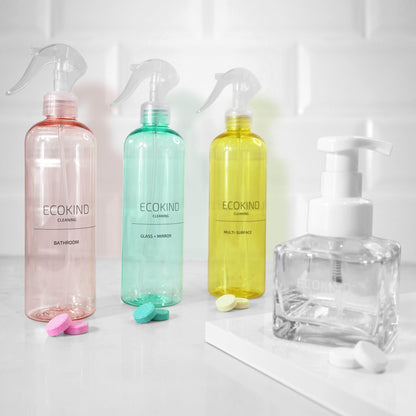 Essential cleaning supplies with easy-to-use refills, ensuring efficient and eco-friendly maintenance solutions.