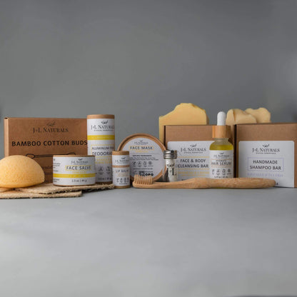 Comprehensive self-care kit including essential items for personal wellness and relaxation