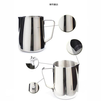 Stainless Steel Milk Frothing Jug Espresso Coffee Pitcher