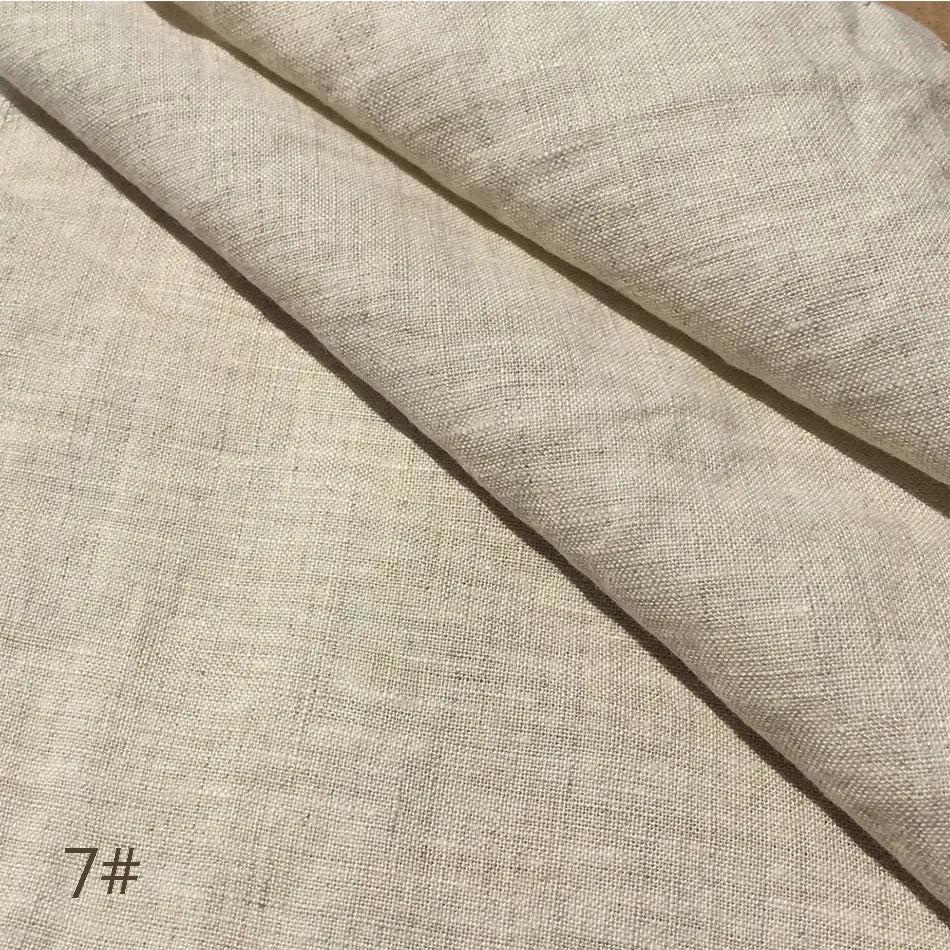 100% Pure Linen Handmade Solid Color Tablecloth