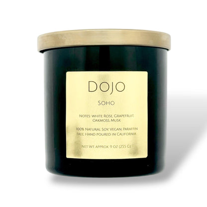 Soho Luxury Candle inspired by Baies Diptyque dupe, offering elegant fragrance and sophisticated home ambiance