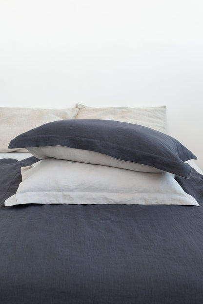 100% Stonewashed European Linen Pillowcase - Preshrunk