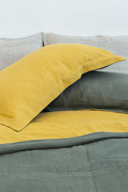 100% Stonewashed European Linen Pillowcase - Preshrunk