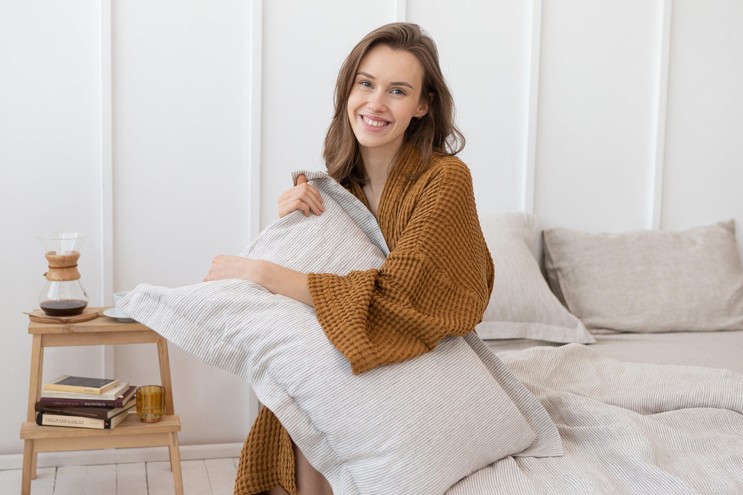 100% Stonewashed European Linen Pillowcase - Preshrunk