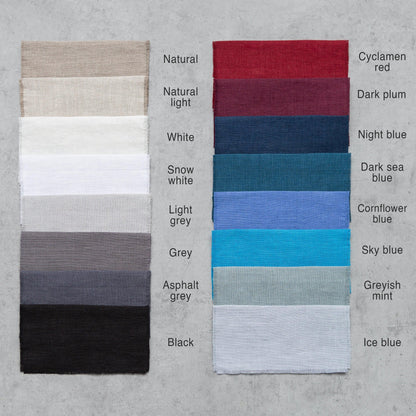 100% Stonewashed European Linen Pillowcase - Preshrunk