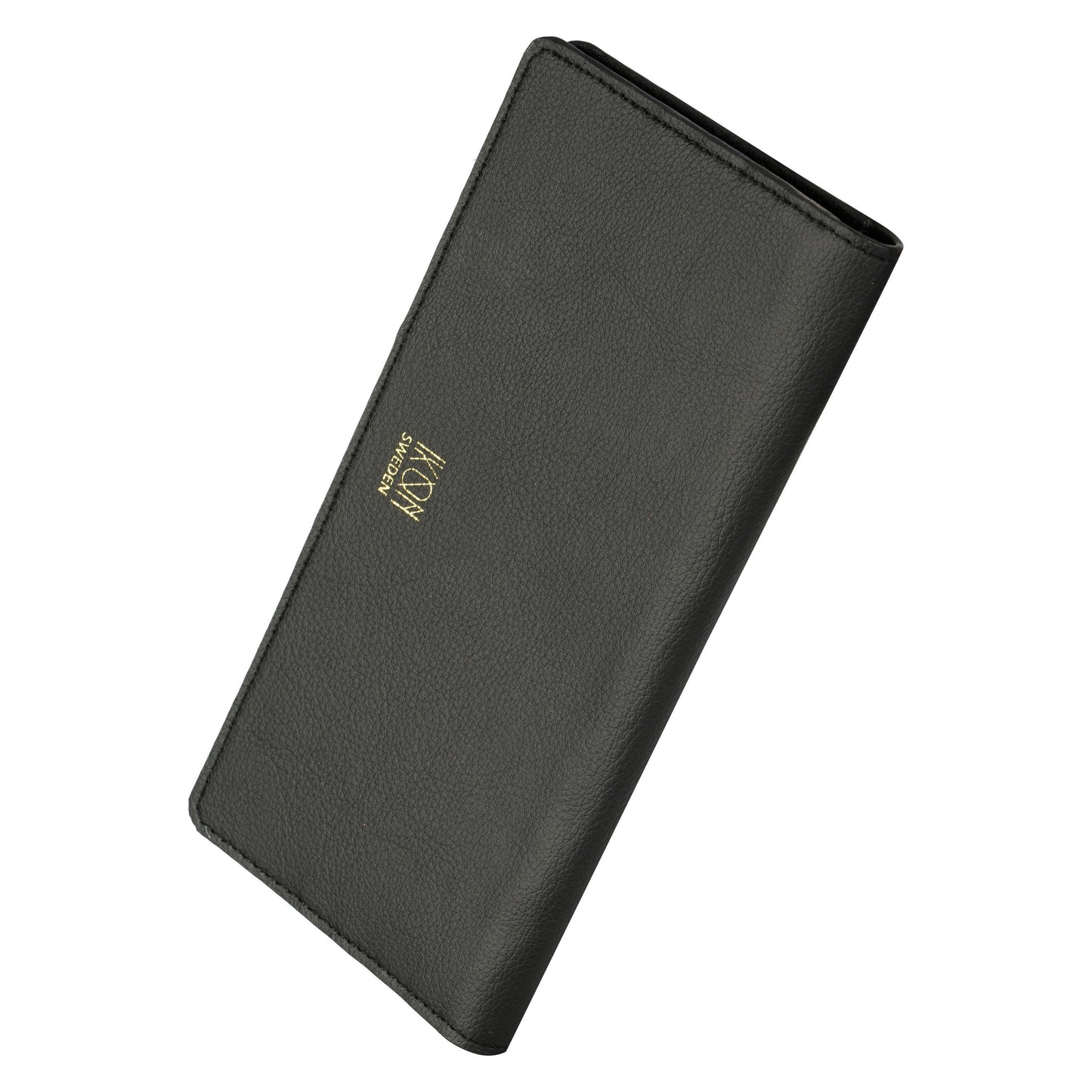 Black Vegan Cactus Leather Slim Wallet