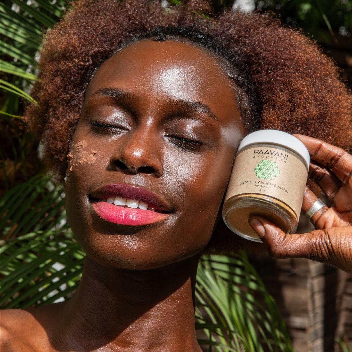 Vata Dosha Ayurvedic skincare products promoting balanced, natural skin health and rejuvenation
