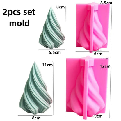 DIY Geometric Silicone Candle Making Mold