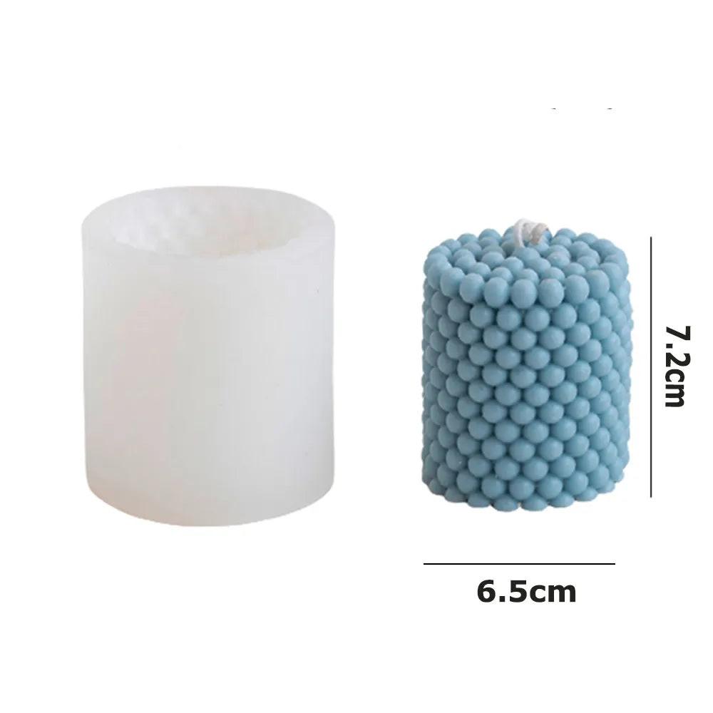 DIY Geometric Silicone Candle Making Mold