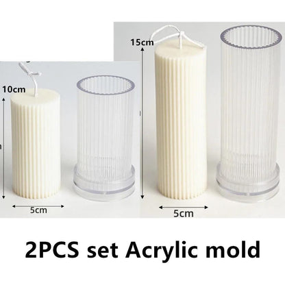 DIY Geometric Silicone Candle Making Mold