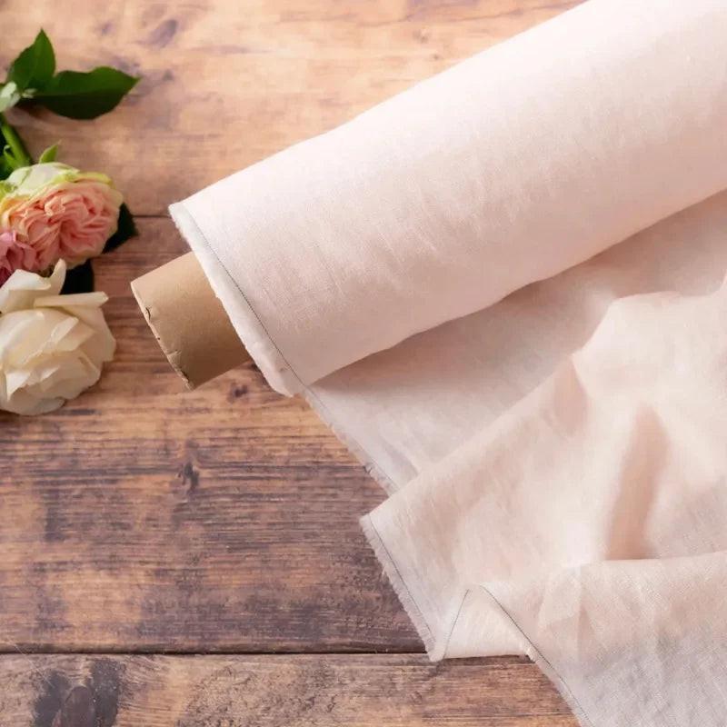 100% Pure Linen Handmade Solid Color Tablecloth