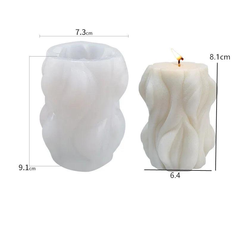 DIY Geometric Silicone Candle Making Mold