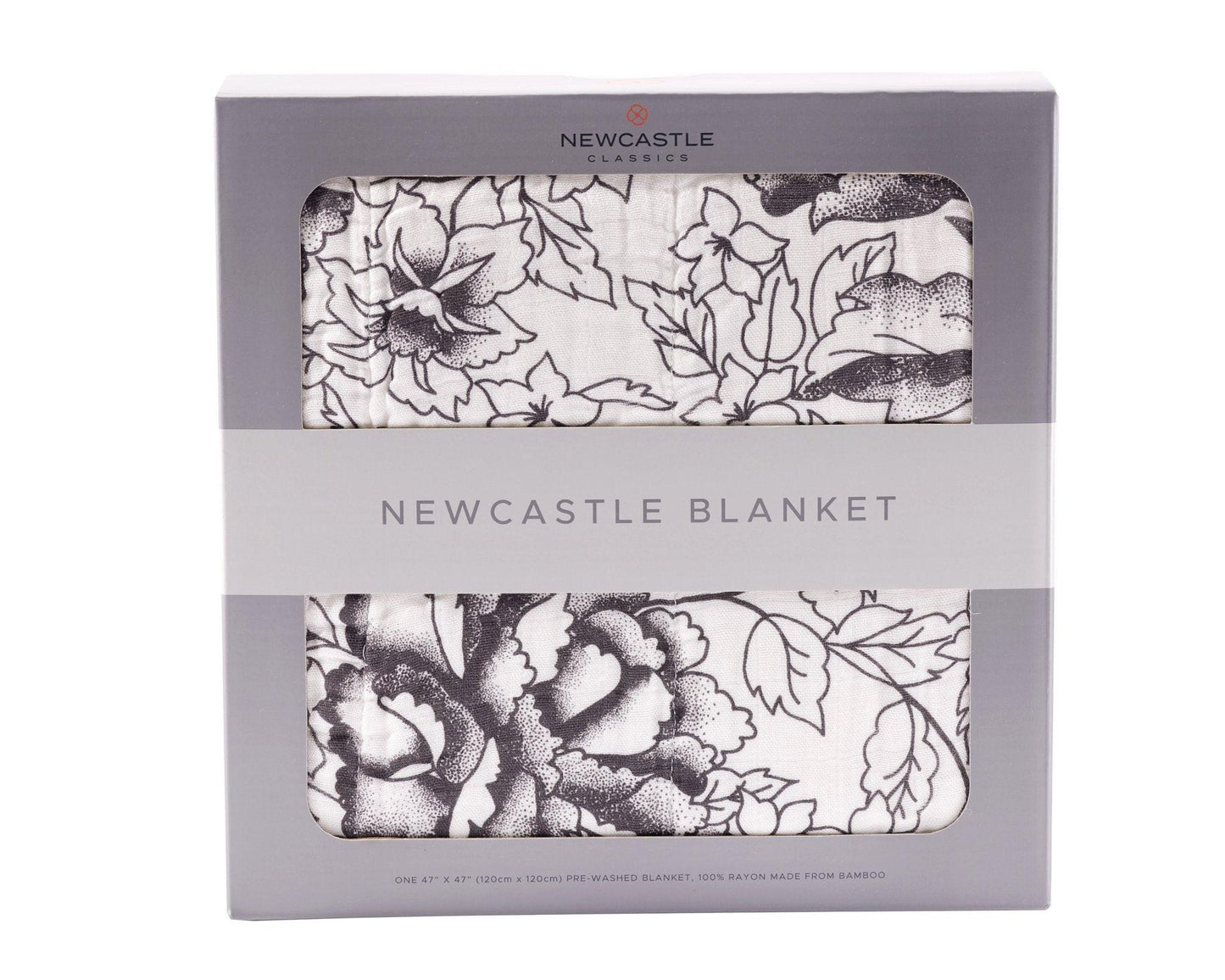 American Rose Newcastle Blanket - 100% Natural Bamboo Muslin