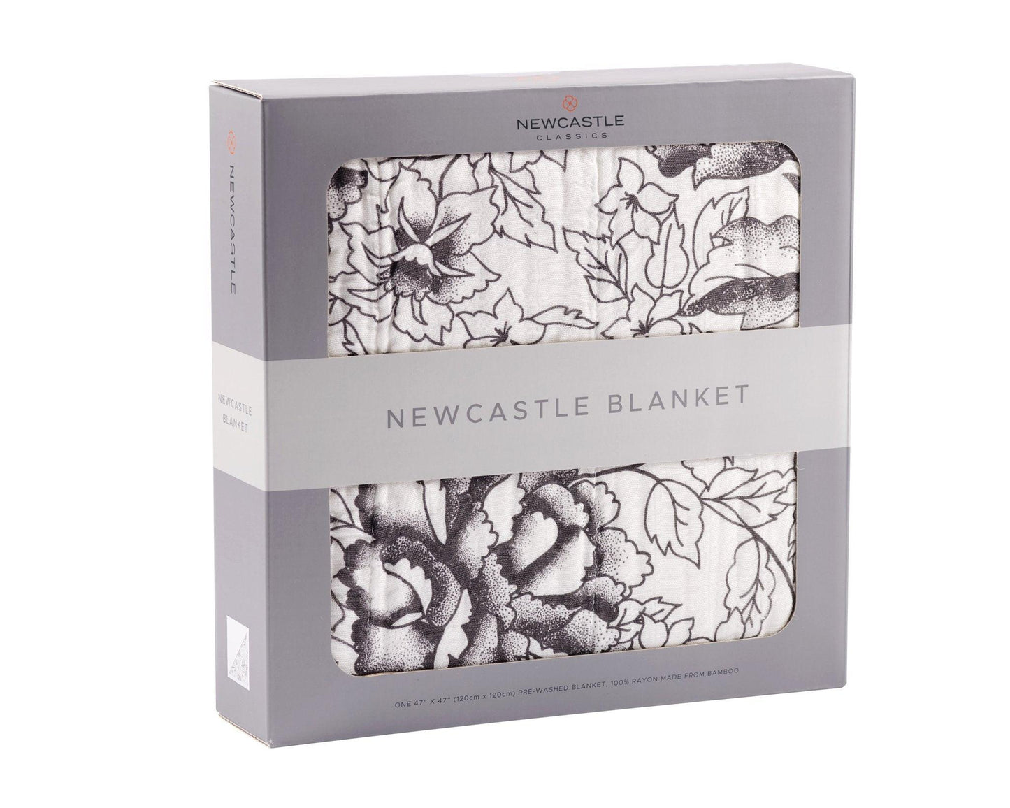 American Rose Newcastle Blanket - 100% Natural Bamboo Muslin