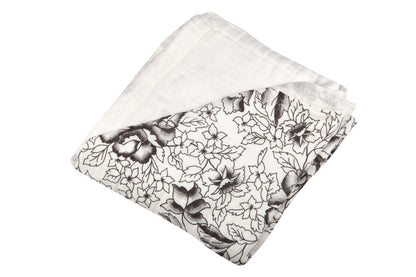 American Rose Newcastle Blanket - 100% Natural Bamboo Muslin