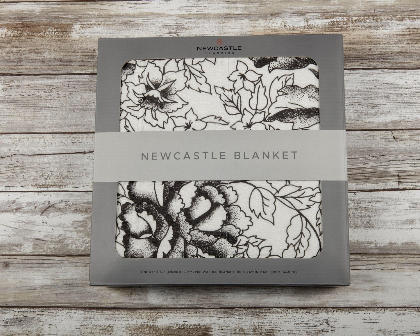 American Rose Newcastle Blanket - 100% Natural Bamboo Muslin