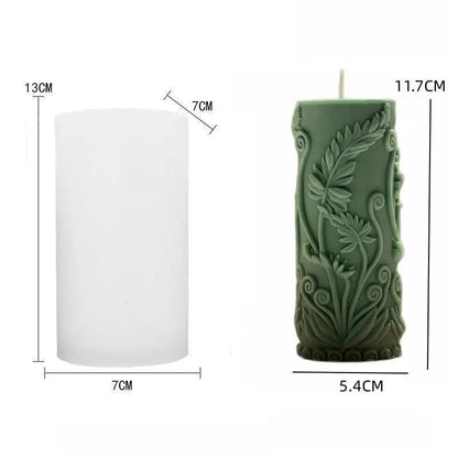 DIY Geometric Silicone Candle Making Mold