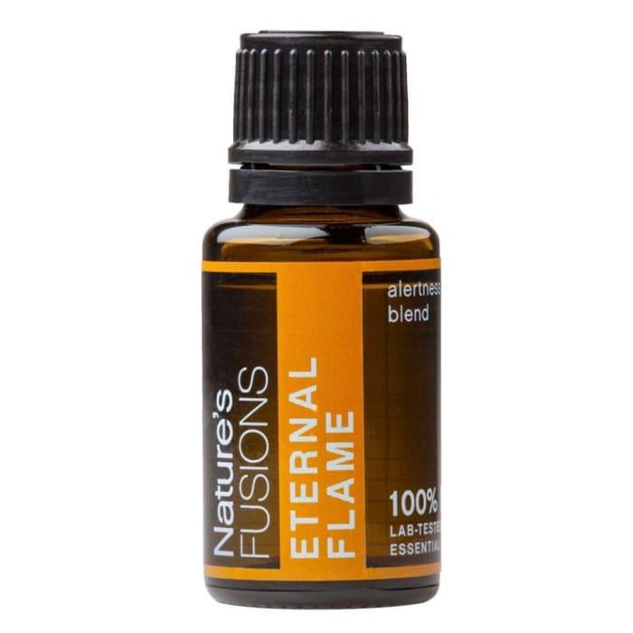 Eternal Flame essential oil bottle with natural aroma for relaxation and wellness