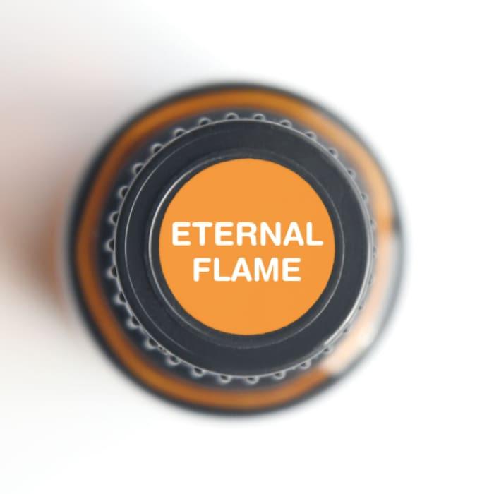 Eternal Flame essential oil bottle with natural aroma for relaxation and wellness