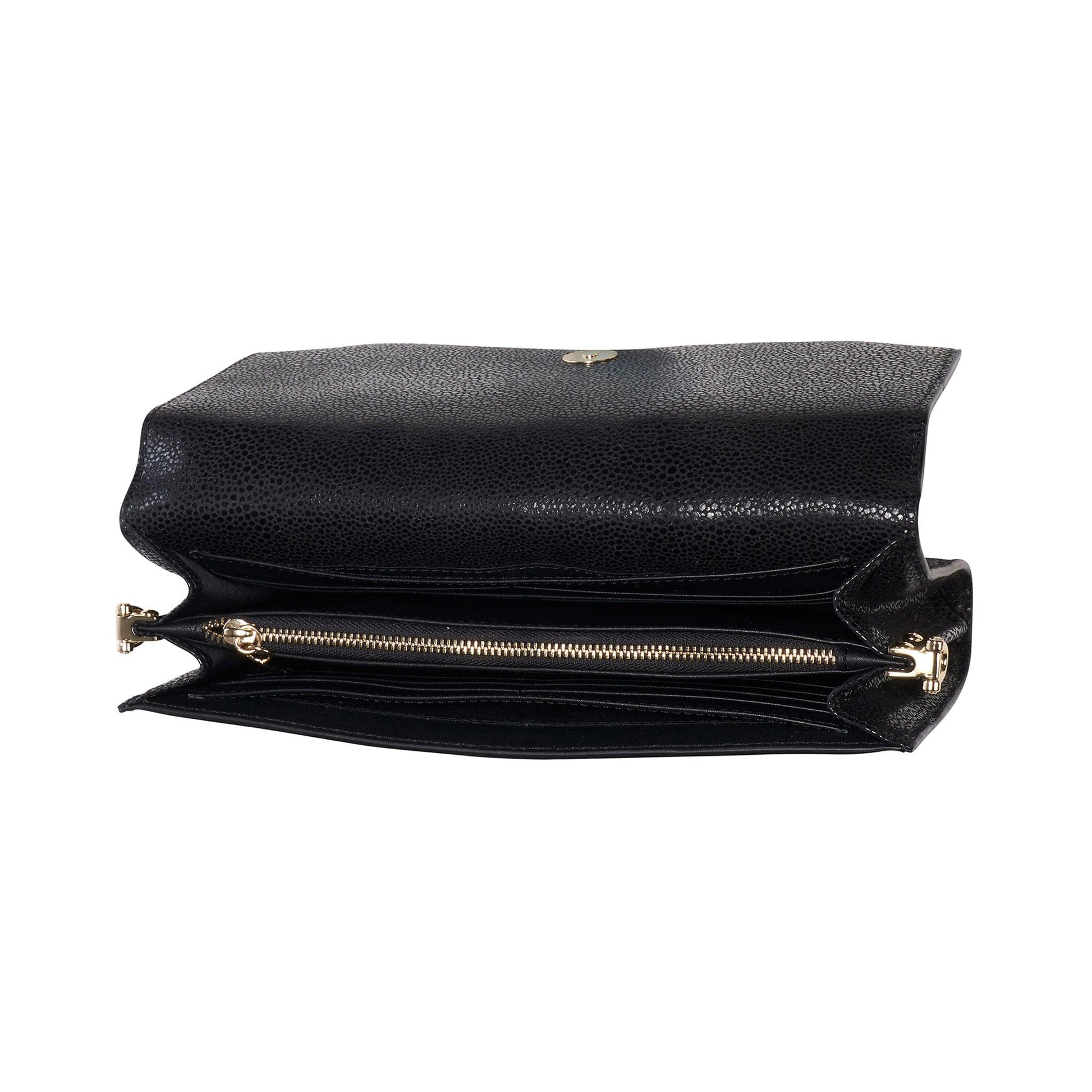Elegant crossbody bag and stylish clutch combination perfect for formal occasions and daily use