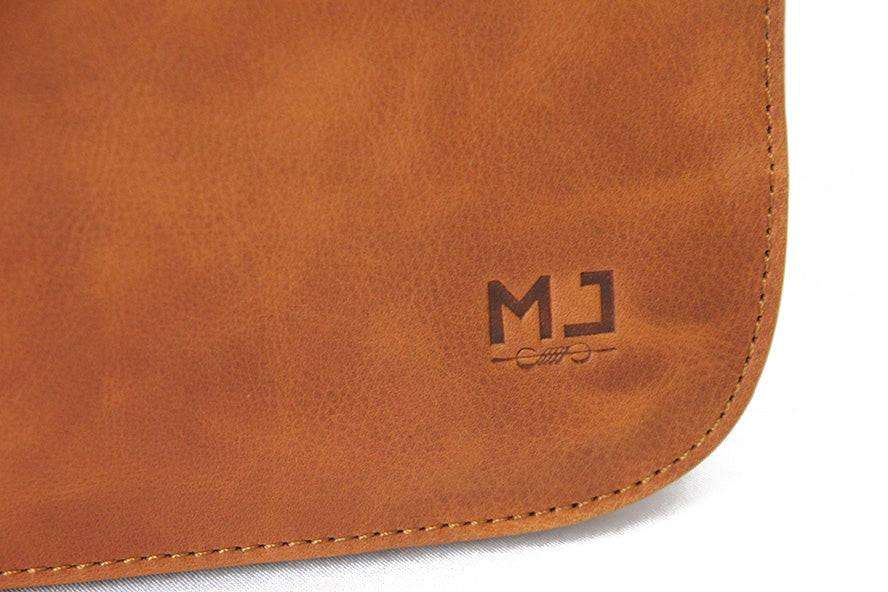 Vintage by MJ - Handmade Moroccan Leather Unisex Messenger Bag